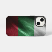 ブルガリア シルク旗 iPhoneケース (裏面横)