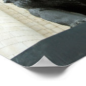 ブルガリア、ソフィア、ライオンの像 ポスター (角)