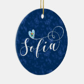 ブルガリア,ハートのソフィア国旗 セラミックオーナメント (右)