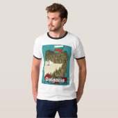 ブルガリア ビンテージ 旅行ポスター Tシャツ (正面フル)