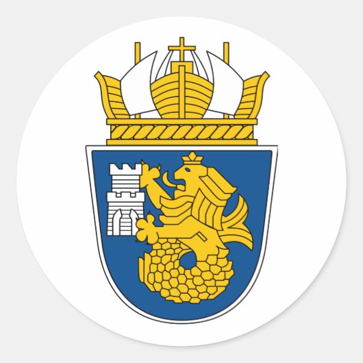 ブルガリア,ブルガスのコート ラウンドシール (正面)