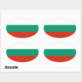 ブルガリア 楕円形シール (シート)