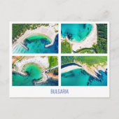 ブルガリア、黒海ビーチ、はがき シーズンポストカード (正面)