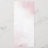 ブルガンディウォーターカラー秋ブーケエレガントな結婚式 メニュー (裏面)