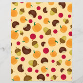 ブルガンディオータムカボキンベリースクラップブック紙 (裏面)