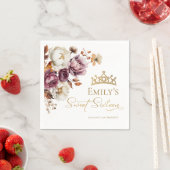 ブルガンディオータム秋フローラスウィート16 スタンダードカクテルナプキン (インサイチュ)