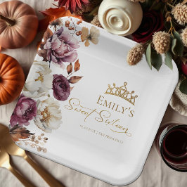 ブルガンディオータム秋フローラスウィート16 ペーパープレート