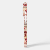 ブルガンディクリームフローラ春女性 Case-Mate iPhoneケース (裏面 / 左)