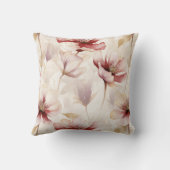 ブルガンディクリーム春の花 クッション (裏面)