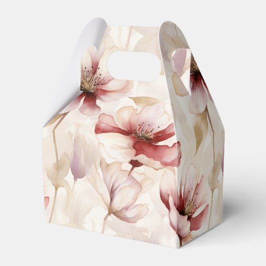 ブルガンディクリーム春の花 フェイバーボックス (裏面サイド)