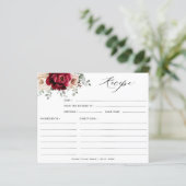 ブルガンディシャンパンアイボリーブライダルシャワーレシピ (スタンド正面)