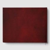 ブルガンディシャンパンアイボリーマウヴバラフローラ結婚ズ ゲストブック (裏面)