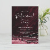 ブルガンディシルバーアゲートリタイアメントパーティー 招待状 (スタンド正面)