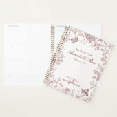 ブルガンディトイレジョイヴィンテージフローラマイ初年 プランナー手帳 (ディスプレー)