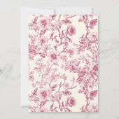 ブルガンディトイレデジュエパンプキンベビーシャワー招待状 サンキューカード (裏面)