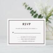 ブルガンディトラベル結婚テーマ |背面のマップ 出欠カード (スタンド正面)