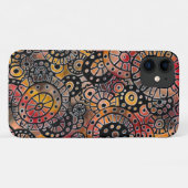 ブルガンディトランクオーバルコラルズオリジナルアート Case-Mate iPhoneケース (裏面(横))