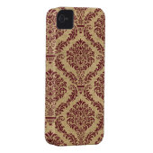 ブルガンディパリジャンモオズダマスク Case-Mate iPhoneケース (裏面/右)