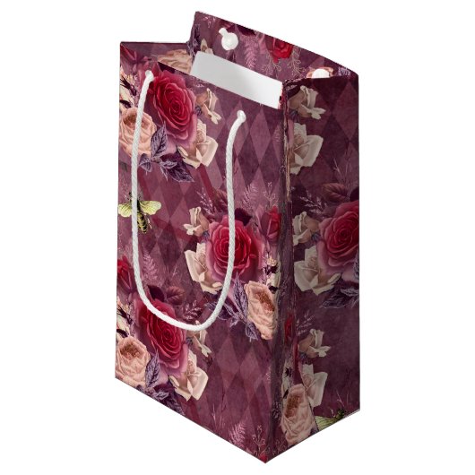 ブルガンディビーシリーズデザインイレブン スモールペーパーバッグ (正面アングル)