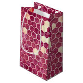 ブルガンディビーシリーズデザインイン スモールペーパーバッグ (裏面アングル)