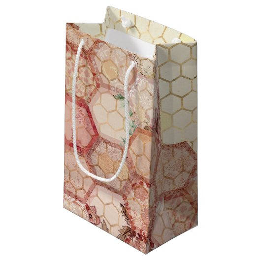 ブルガンディビーシリーズデザインセブン スモールペーパーバッグ (正面アングル)