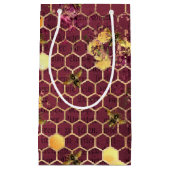 ブルガンディビーシリーズデザインワン スモールペーパーバッグ (正面)