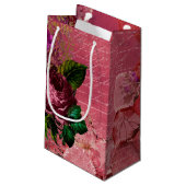 ブルガンディビーシリーズデザイン15 スモールペーパーバッグ (裏面アングル)