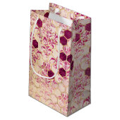 ブルガンディビーシリーズデザイン16 スモールペーパーバッグ (裏面アングル)