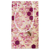 ブルガンディビーシリーズデザイン16 スモールペーパーバッグ (正面)