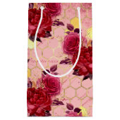 ブルガンディビーシリーズデザイン17号 スモールペーパーバッグ (正面)