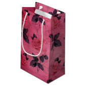 ブルガンディビーシリーズデザイン18号 スモールペーパーバッグ (裏面アングル)