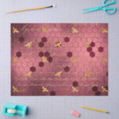 ブルガンディビーシリーズデザイン2 薄葉紙 (クラフト)