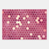 ブルガンディビーシリーズデザイン3 ラッピングペーパーシート (正面2)