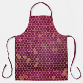 ブルガンディビーシリーズデザイン5 エプロン (正面)