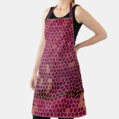 ブルガンディビーシリーズデザイン5 エプロン (インサイチュ)