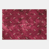 ブルガンディビーシリーズデザイン5 ラッピングペーパーシート (正面2)