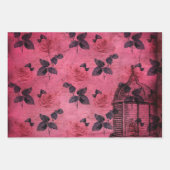 ブルガンディビーシリーズデザイン6 ラッピングペーパーシート (正面3)