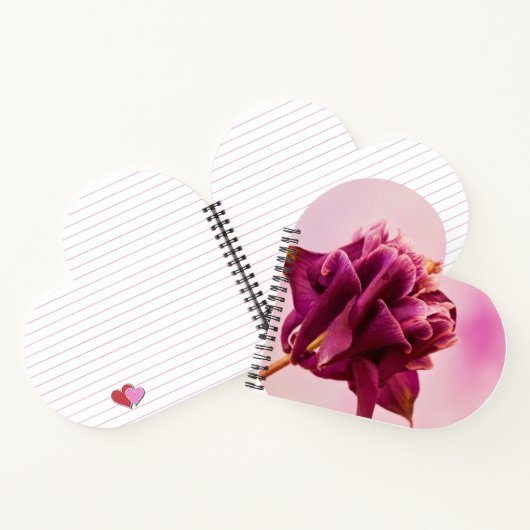 ブルガンディピンクオダマキ（植物） ノートブック (内部)