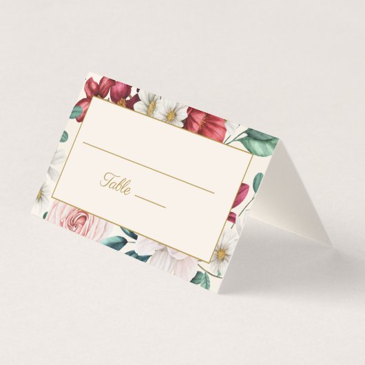 ブルガンディピンクホワイトフローラ誕生日 (正面)