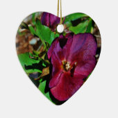 ブルガンディピンクレンテンバラ セラミックオーナメント (右)