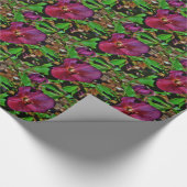 ブルガンディピンクレンテンバラ ラッピングペーパー (角)