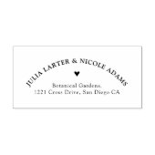 ブルガンディボホバラフローラパンパスグラス結婚ズ セルフインキングスタンプ (デザイン)