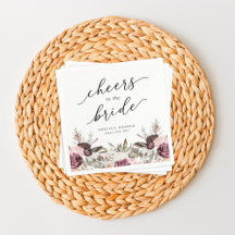 ブルガンディボホフローラブライダルシャワー