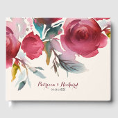 ブルガンディマルサラボホフローラロマン結婚ティック ゲストブック (正面)