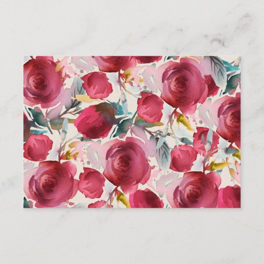 ブルガンディマルサラボホ結婚フローラ詳細 エンクロージャーカード (裏面)