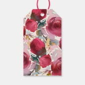 ブルガンディマルサラボホ結婚式の引き出物サンキュー ギフトタグ (裏面)