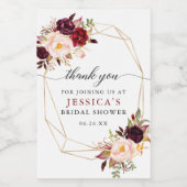 ブルガンディマルサラミニワインボトルラベル ワインラベル (シングルラベル)