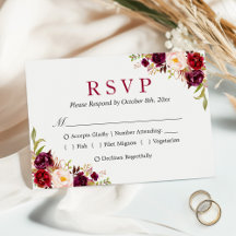 ブルガンディマルサラレッドフローラ食事の選択結婚ズ