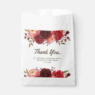 ブルガンディマルサラレッドローズ結婚フローラ フェイバーバッグ