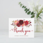 ブルガンディマルサラレッドローゼスフローラサンキュー サンキューカード (スタンド正面)